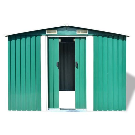 Tuinberging 257x205x178 cm metaal groen 2