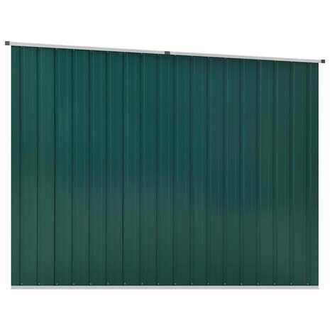 Tuinschuur 195x198x159 cm gegalvaniseerd staal groen 4