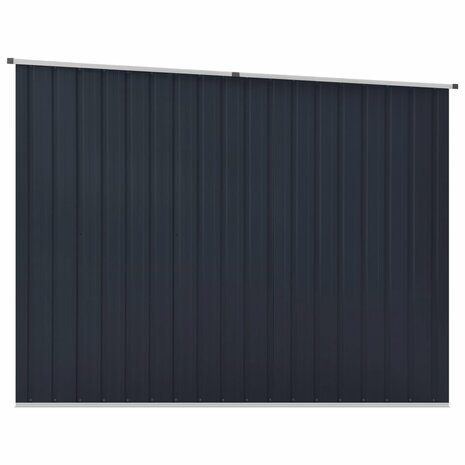 Tuinschuur 195x198x159 cm gegalvaniseerd staal antraciet 4