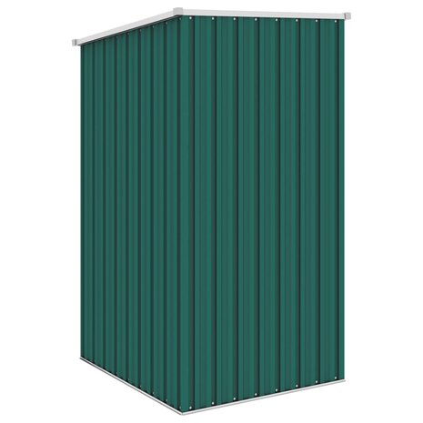 Tuinschuur 87x98x159 cm gegalvaniseerd staal groen  4