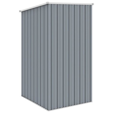 Tuinschuur 87x98x159 cm gegalvaniseerd staal grijs  4