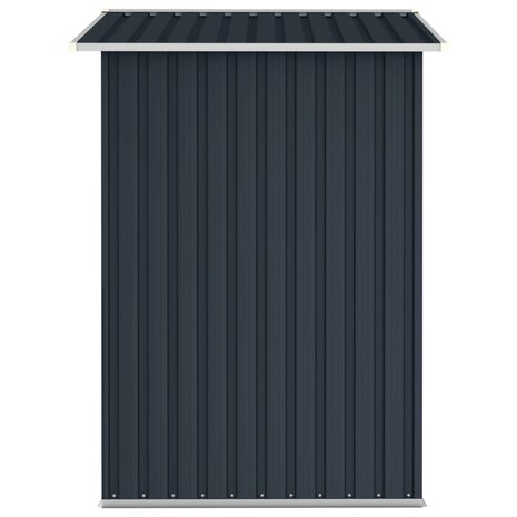 Tuinschuur 205x129x183 cm gegalvaniseerd staal antraciet  4