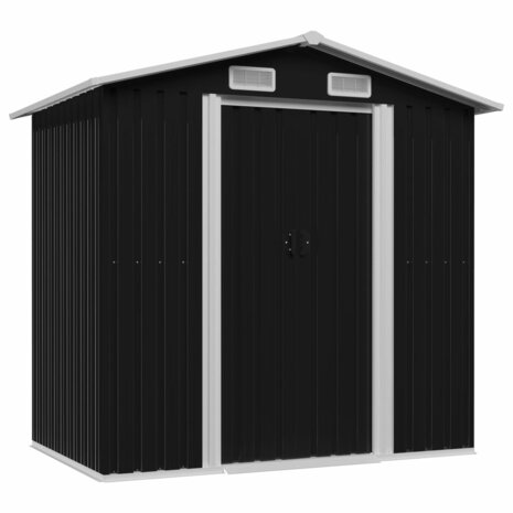 Tuinberging 204x132x186 cm staal antraciet 1