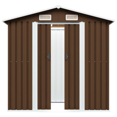 Tuinberging 204x132x186 cm staal bruin 3