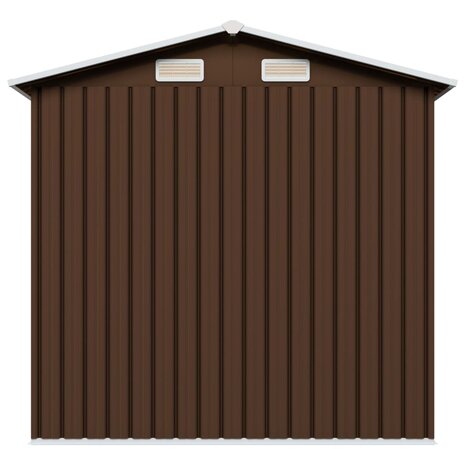 Tuinberging 204x132x186 cm staal bruin 5