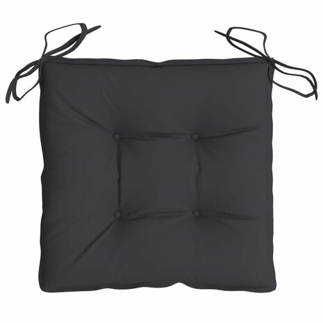 Palletkussens 2 st 50x50x7 cm oxford stof zwart 6