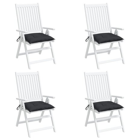 Palletkussens 4 st 50x50x7 cm oxford stof zwart 4