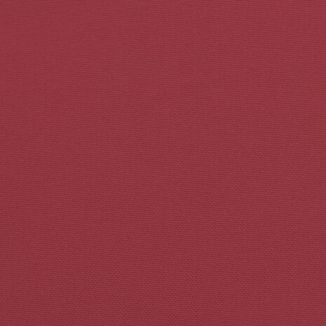 Palletkussens 2 st 50x50x7 cm oxford stof wijnrood 8