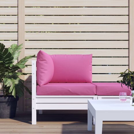 Palletkussens 3 st oxford stof roze 1