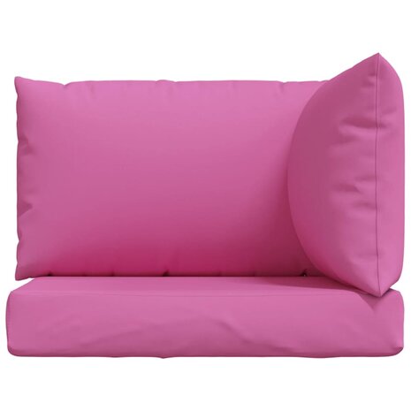 Palletkussens 3 st oxford stof roze 4