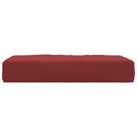 Palletkussen 60x60x8 cm oxford stof wijnrood 4
