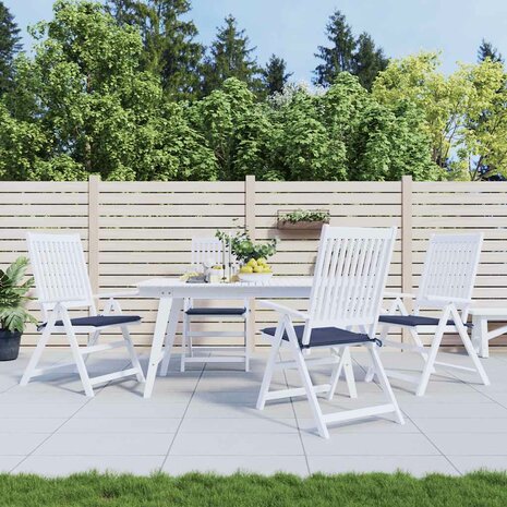 Palletkussens 4 st 40x40x3 cm oxford stof marineblauw 1