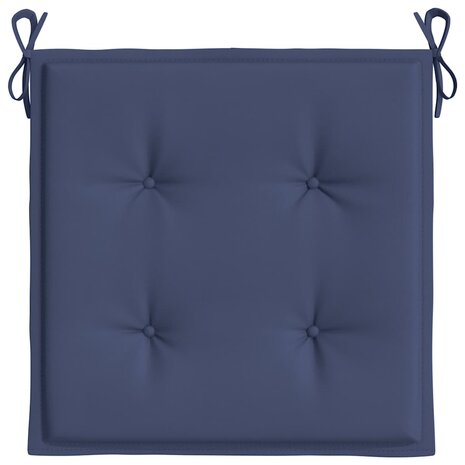 Palletkussens 6 st 40x40x3 cm oxford stof marineblauw 6