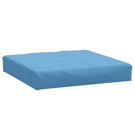 Palletkussens 3 st stof gemêleerd blauw 5