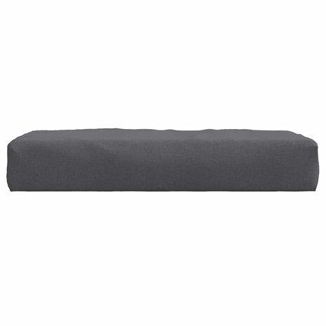 Palletkussen 60x60x10 cm stof gemêleerd antracietkleurig 4