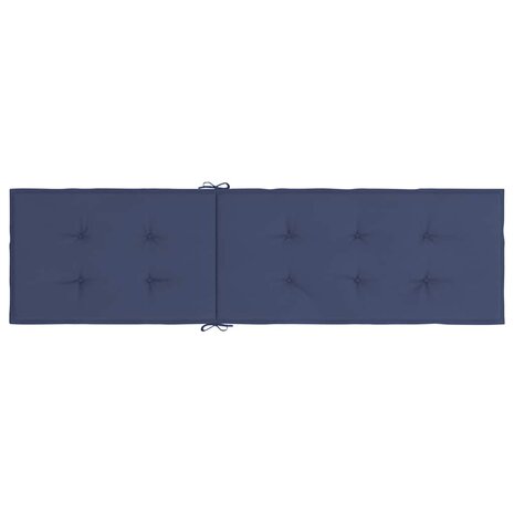 Terrasstoelkussen oxford stof marineblauw 5
