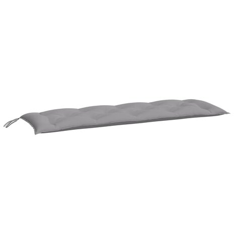 Tuinbankkussen 150x50x7 cm oxford stof grijs 2