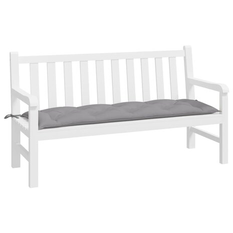Tuinbankkussen 150x50x7 cm oxford stof grijs 3