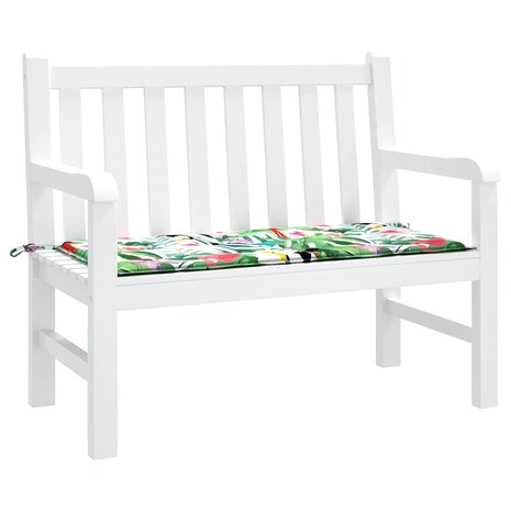 Tuinbankkussen 100x50x3 cm oxford stof meerkleurig 3