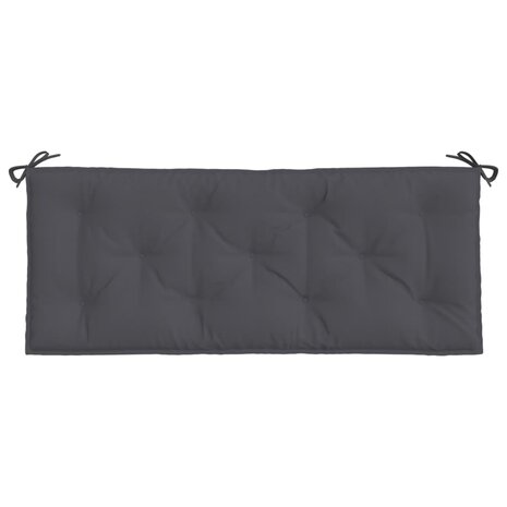 Tuinbankkussen 120x50x7 cm oxford stof antracietkleurig 4