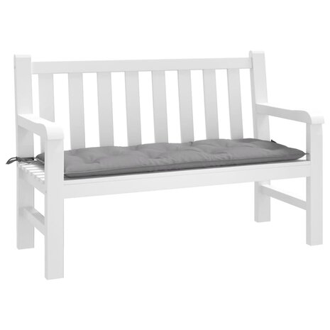 Tuinbankkussen 120x50x7 cm oxford stof grijs 1