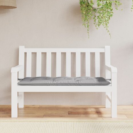 Tuinbankkussen 120x50x7 cm oxford stof grijs 3
