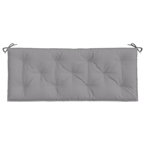 Tuinbankkussen 120x50x7 cm oxford stof grijs 4