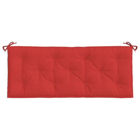 Tuinbankkussen 120x50x7 cm oxford stof rood 4