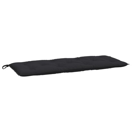 Tuinbankkussen 120x50x7 cm oxford stof zwart 2