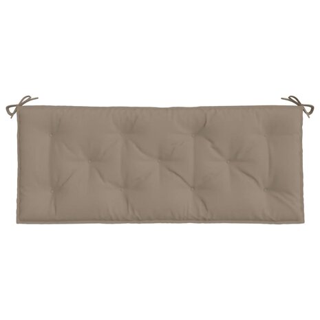 Tuinbankkussen 120x50x7 cm oxford stof taupe 4