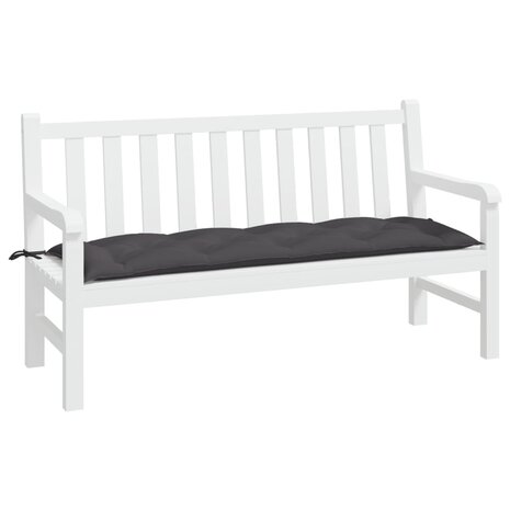 Tuinbankkussen 150x50x7 cm oxford stof antracietkleurig 3