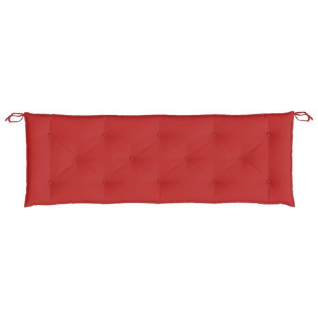 Tuinbankkussen 150x50x7 cm oxford stof rood 4