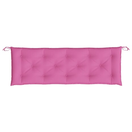 Tuinbankkussen 150x50x7 cm oxford stof roze 4