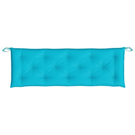 Tuinbankkussen 150x50x7 cm oxford stof turquoise 4