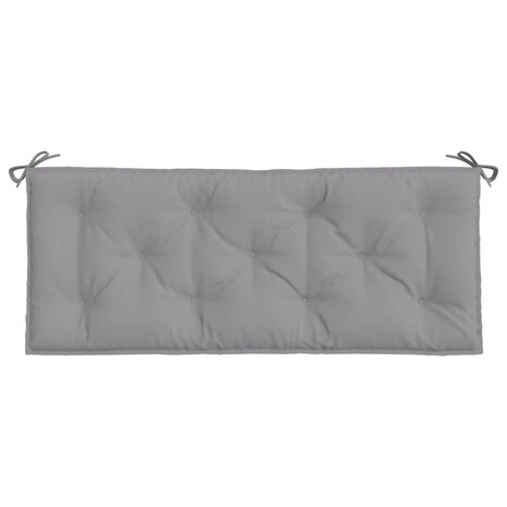 Tuinbankkussens 2 st 120x50x7 cm oxford stof grijs 5