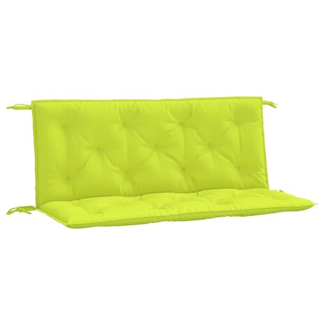 Tuinbankkussens 2 st 120x50x7 cm oxford stof heldergroen 2