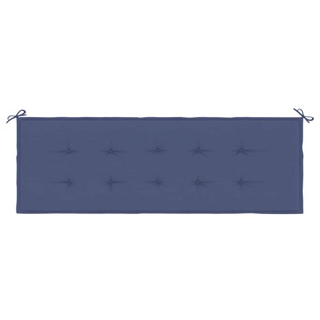 Tuinbankkussen 150x50x3 cm oxford stof marineblauw 4