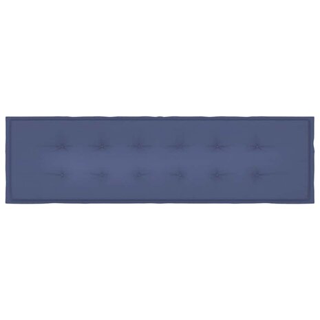 Tuinbankkussen 180x50x3 cm oxford stof marineblauw 4