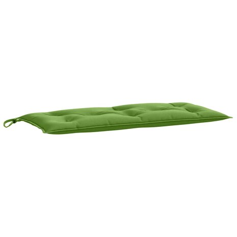 Tuinbankkussen 100x50x7 cm stof gemêleerd groen 2