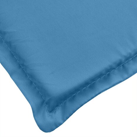 Tuinbankkussen 150x50x7 cm stof gemêleerd blauw 5