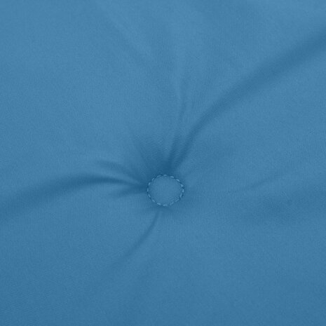 Tuinbankkussen 150x50x7 cm stof gemêleerd blauw 6