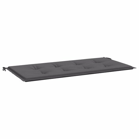 Tuinbankkussen 100x50x3 cm oxford stof antracietkleurig 2
