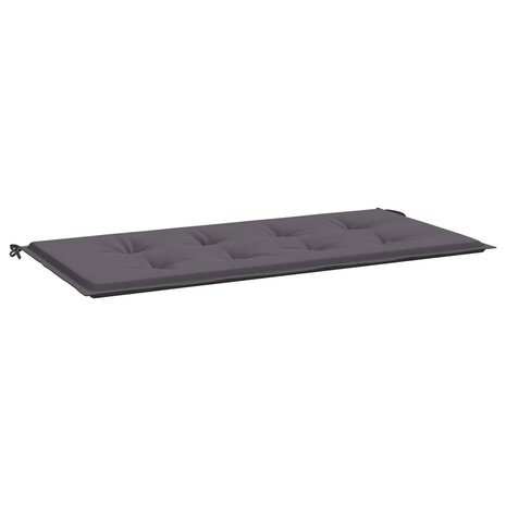 Tuinbankkussen 120x50x3 cm oxford stof antracietkleurig 2
