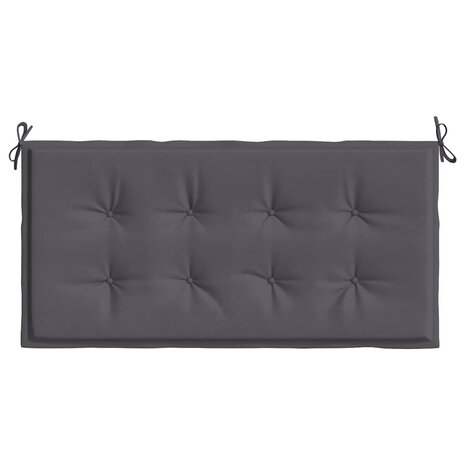 Tuinbankkussen 120x50x3 cm oxford stof antracietkleurig 4
