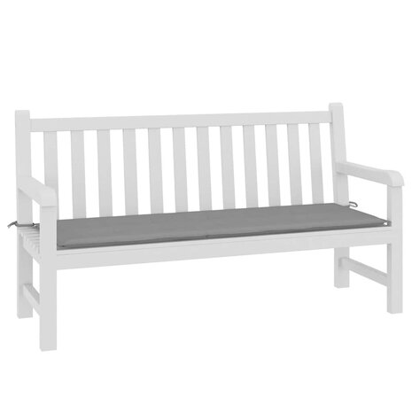 Tuinbankkussen 150x50x3 cm oxford stof grijs 3