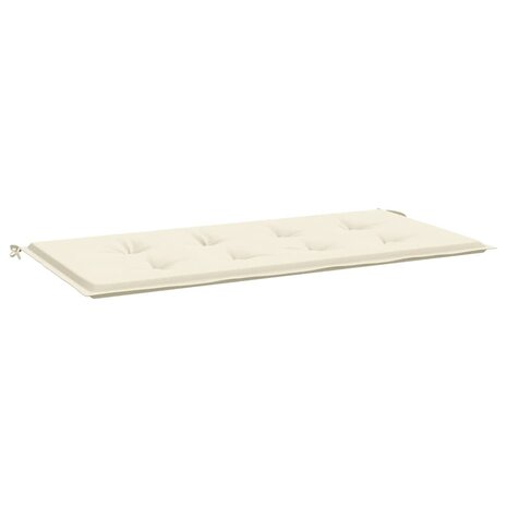 Tuinbankkussen 100x50x3 cm oxford stof crèmekleurig 2