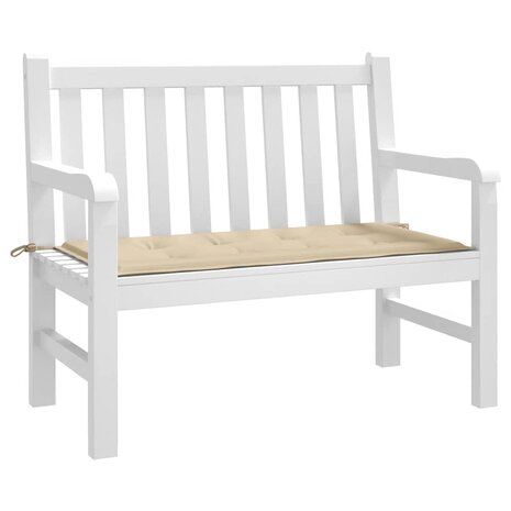 Tuinbankkussen 120x50x3 cm oxford stof beige 3