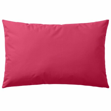 Buitenkussens 60x40 cm roze 4 st 2