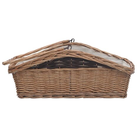 Houtmand met handvat 61,5x46,5x58 cm wilgenhout bruin 5