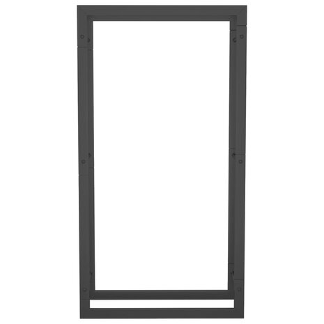 Haardhoutrek 50x28x94 cm staal matzwart 3